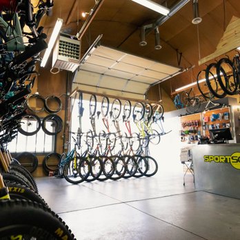 Sports Garage - Our garage, filled with premium mountain bike demos from Yeti, Santa Cruz, Pivot, and Rocky Mountain. - Bikes Near Me - Boulder, Colorado Sports Garage - Our garage, filled with premium mountain bike demos from Yeti, Santa Cruz, Pivot, and Rocky Mountain. - Bikes Near Me - Boulder, Colorado