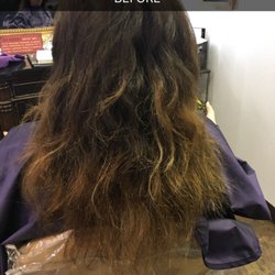 Bellissima Salon & Day Spa - My hair before Ashlyn