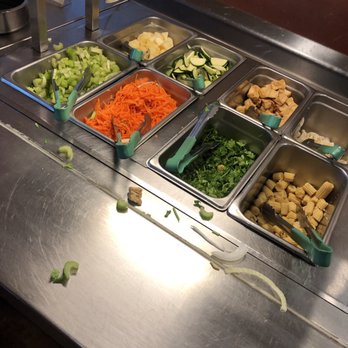 New Mongolian BBQ - More veggies. Tasted fresh (ish) - Mongolian Near Me - Mountain View, California