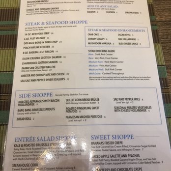 The WaterFront - Menu. Note your main course comes with no sides - Seafood Near Me - Arnolds Park, Iowa The WaterFront - Menu. Note your main course comes with no sides - Seafood Near Me - Arnolds Park, Iowa