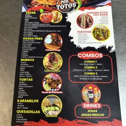 MR Totos red street tacos