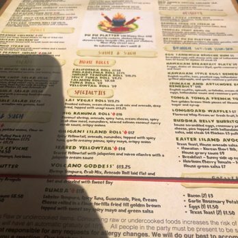 The Drunk Munk - Menu - with Sun - Polynesian Near Me - Scottsdale, Arizona