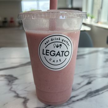 Legato Cafe - strawberry and banana smoothie - Cafes Near Me - Fairfax, Virginia Legato Cafe - strawberry and banana smoothie - Cafes Near Me - Fairfax, Virginia
