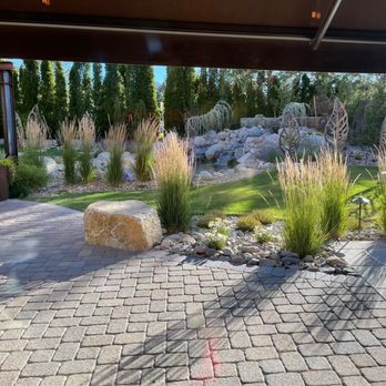 Nevada Steak - Lovely courtyard garden with waterfall was our view from the steakhouse! - Steakhouses Near Me - Reno, Nevada Nevada Steak - Lovely courtyard garden with waterfall was our view from the steakhouse! - Steakhouses Near Me - Reno, Nevada