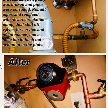 Plumbing Done Right - Recirculation pump install - Water Purification Services Near Me Plumbing Done Right - Recirculation pump install - Water Purification Services Near Me