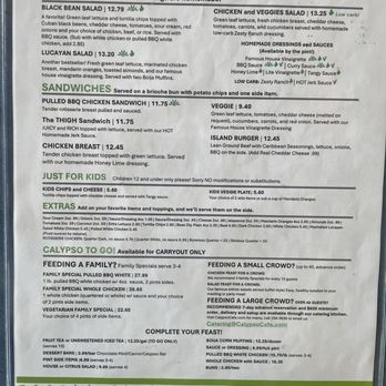 Calypso Cafe - menu - Caribbean Near Me - Nashville, Tennessee