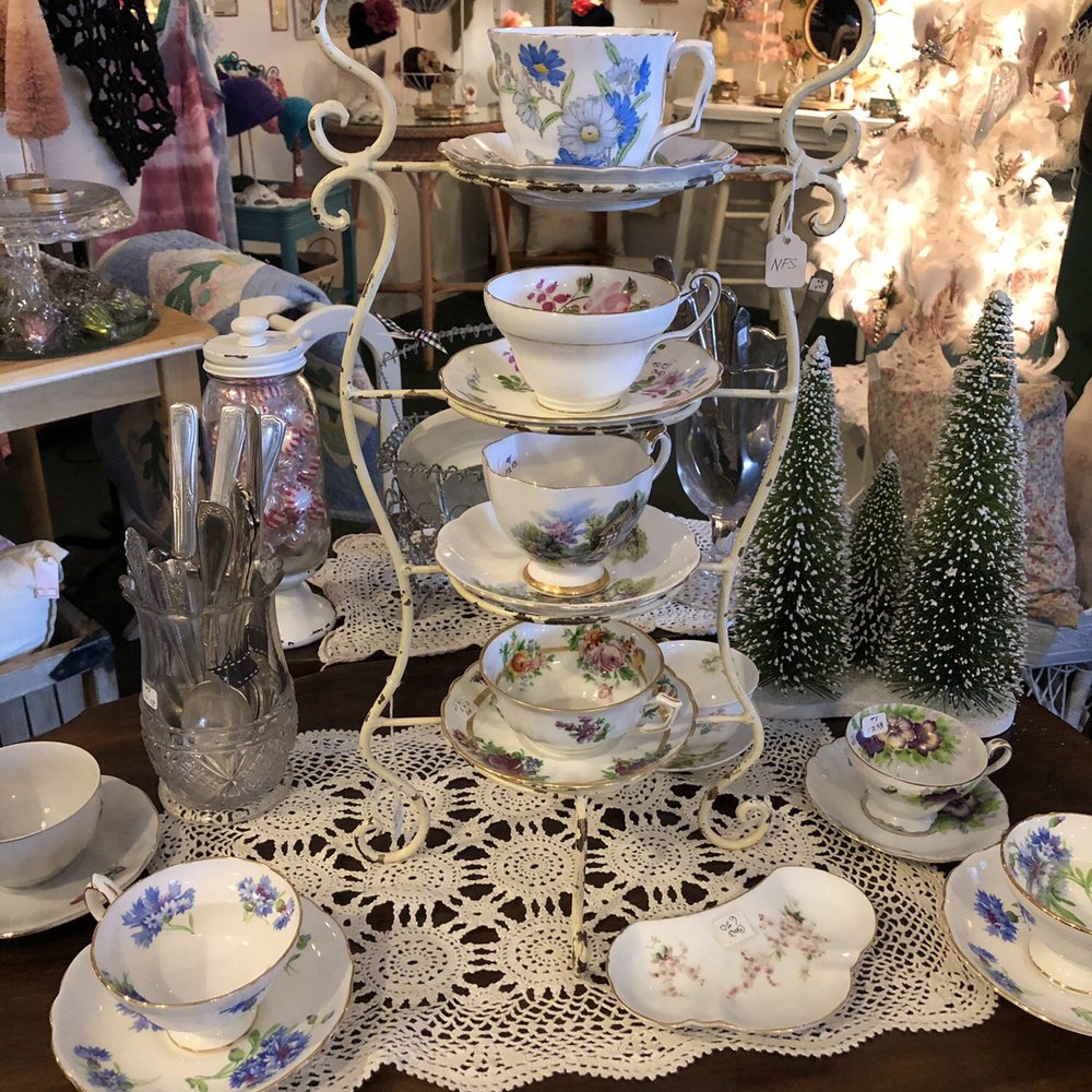 Vintage Finds - Various teacup and saucer set $12-15 - Gift Shops Near Me - Jackson, California Vintage Finds - Various teacup and saucer set $12-15 - Gift Shops Near Me - Jackson, California