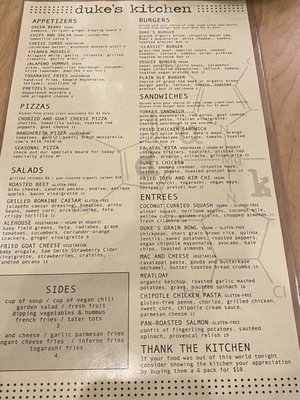 Menu photo 4 Duke's Alehouse and Kitchen Crystal Lake, IL