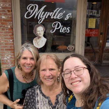 Myrtle's Pies - Traveling family visiting Myrtle's Pies! - American Near Me - Princeton, Illinois