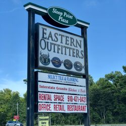 Eastern Outfitters - Highway sign