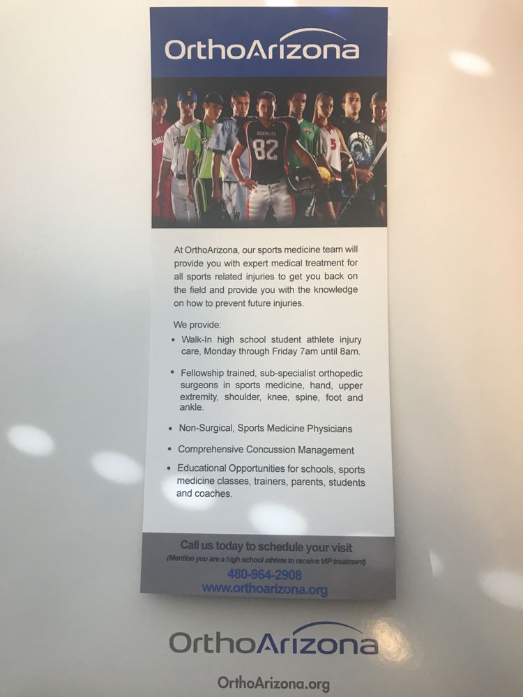 Orthoarizona 45 Reviews Sports Medicine 2940 E Banner