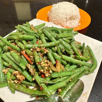 Alice's Kitchen - Stir-fried String Beans with Minced Pork & Preserved Vegetable - Cantonese Near Me - Monterey Park, California Alice's Kitchen - Stir-fried String Beans with Minced Pork & Preserved Vegetable - Cantonese Near Me - Monterey Park, California