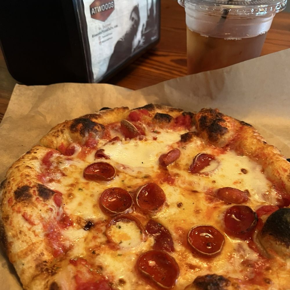 Atwoods Pizza Cafe - Small pepperoni pizza - Pizza Near Me - Atlanta, Georgia