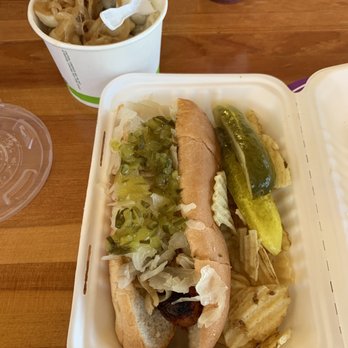 Kaisereck Deli - Spicy bratwurst with onion and potato mini pierogis - Sandwiches Near Me - Vancouver, British Columbia Kaisereck Deli - Spicy bratwurst with onion and potato mini pierogis - Sandwiches Near Me - Vancouver, British Columbia
