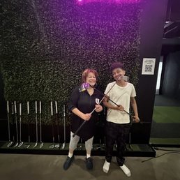 Me and my grandson having a blast!