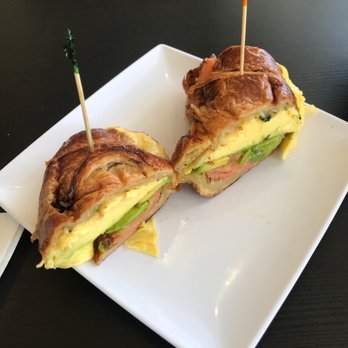 Jax Bread - Green eggs and sam. Croissant with eggs,avocado, and salmon - Bakeries Near Me - Jacksonville, Florida