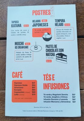 Menu photo 1 Moshi Moshi México, D.F., DIF