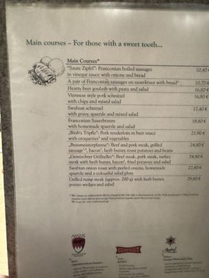 Menu photo 4 Weib's Brauhaus Dinkelsbühl, BY Menu photo 4 Weib's Brauhaus Dinkelsbühl, BY