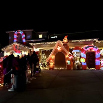 Candy Cane House - 100% recommend this house. It'll definitely get you into the Christmas spirit - Christmas Trees Near Me - Henderson, Nevada