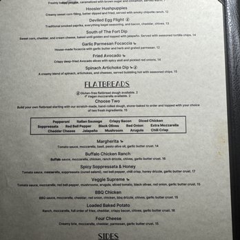 The Abstract - Menu - Tapas/Small Plates Near Me - Fort Wayne, Indiana