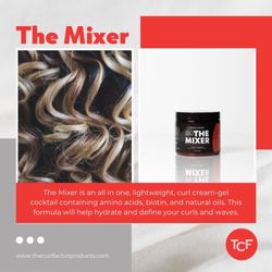 The It Factor Hair Studio - The Mixer will produce soft, shiny, and bouncy curls!