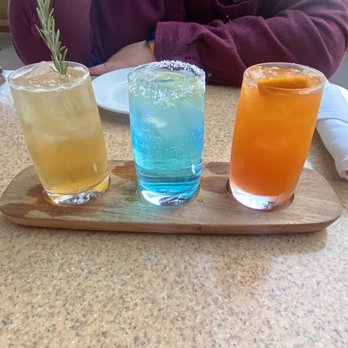 Magic Key Terrace - Magic Key Holder Dining - Gin flight - Wine Bars Near Me - Anaheim, California