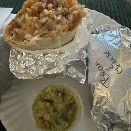 Loaded Burrito (no salsa), Guacamole, Bean & Cheese Burrito Loaded Burrito (no salsa), Guacamole, Bean & Cheese Burrito