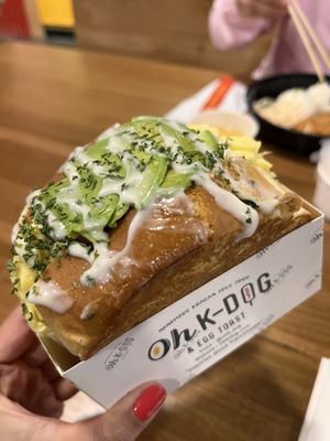 Oh K-Dog & Egg Toast by null
