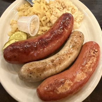 Kuby's Sausage House - Sausage Platter - Meat Shops Near Me - Dallas, Texas
