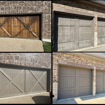 EZ Painting - 2 great garage door restorations - Painters Near Me - Lewisville, Texas EZ Painting - 2 great garage door restorations - Painters Near Me - Lewisville, Texas