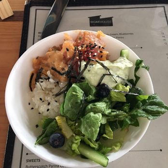 Boathouse Collective - Ahi poke happy hour - New American Near Me - Costa Mesa, California