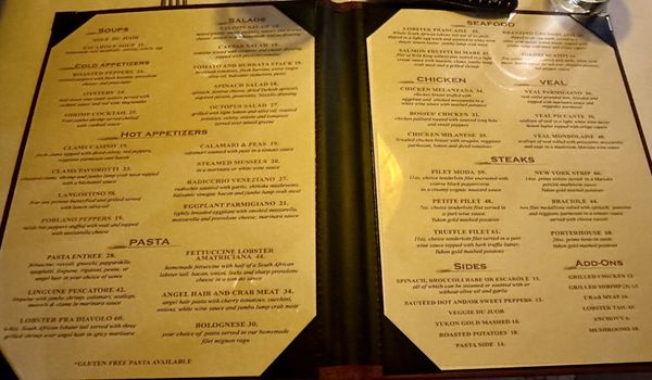 Menu photo 1 Saloon Restaurant Philadelphia, PA Menu photo 1 Saloon Restaurant Philadelphia, PA