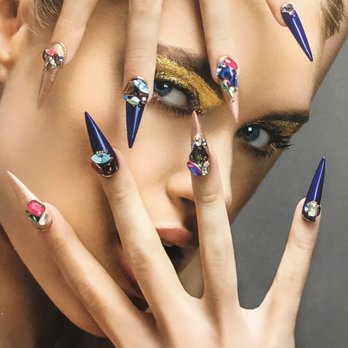 Dynasty Salon - Wow, interesting nails and have fun with diamond design... - Nail Salons Near Me - South Pasadena, California Dynasty Salon - Wow, interesting nails and have fun with diamond design... - Nail Salons Near Me - South Pasadena, California