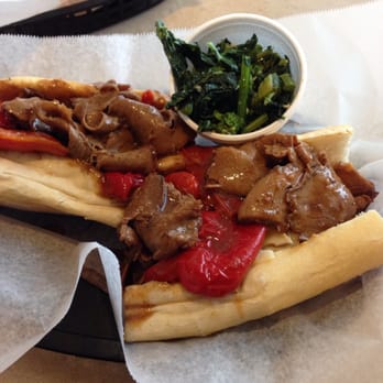 Di'nics Roast Pork & Beef - Oven roasted beef with peppers. Broccoli rabe. - Sandwiches Near Me - Mount Ephraim, New Jersey Di'nics Roast Pork & Beef - Oven roasted beef with peppers. Broccoli rabe. - Sandwiches Near Me - Mount Ephraim, New Jersey
