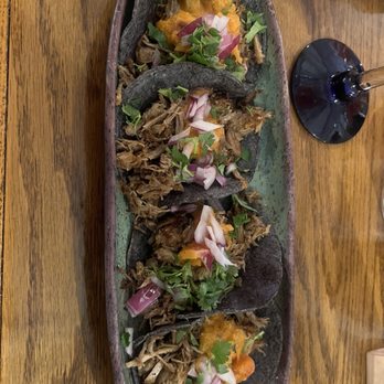 Salsa Verde Grill - Tacos Tacos Tacos (Carnitas Filling) - New Mexican Cuisine Near Me - Bar Harbor, Maine
