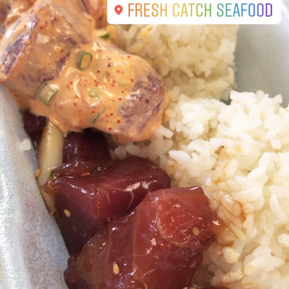 Fresh Catch - Ahi poke and spicy ahi! - Hawaiian Near Me - Honolulu, Hawaii