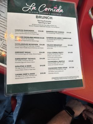 Menu photo 1 La Comida Mexican Kitchen and Cocktails Dallas, TX