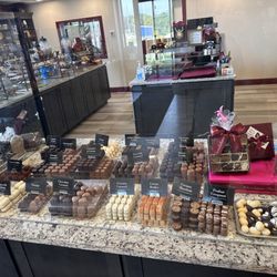 Osage River Popcorn Company - Chocolate counter