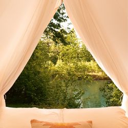 Lumen Nature Retreat - View from our bed!