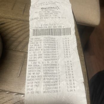 Walmart Supercenter - Receipt with a 5 hour energy I never purchased. - Department Stores Near Me - Woodlands, Texas Walmart Supercenter - Receipt with a 5 hour energy I never purchased. - Department Stores Near Me - Woodlands, Texas