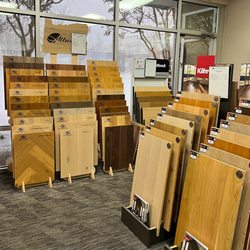 Contract Furnishings Mart - Hardwood displays at CFM