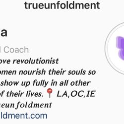 Her IG is inspirational. It's a tool I utilize for my daily personal development.