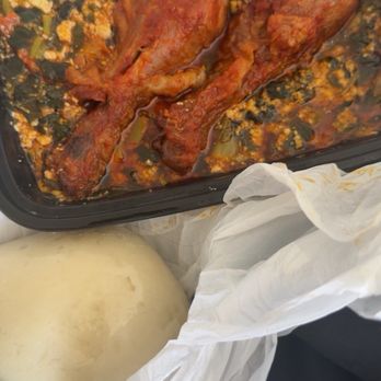 Ruth's Buka - Egusi soup, pounded yam, & chicken - African Near Me - Oakland, California Ruth's Buka - Egusi soup, pounded yam, & chicken - African Near Me - Oakland, California