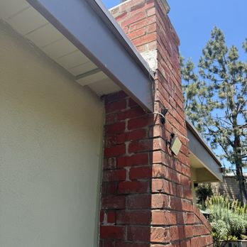 Blodgett's Cleaners - Repaired crown and repaired bricks eroded by water - Chimney Sweeps Near Me - Costa Mesa, California Blodgett's Cleaners - Repaired crown and repaired bricks eroded by water - Chimney Sweeps Near Me - Costa Mesa, California