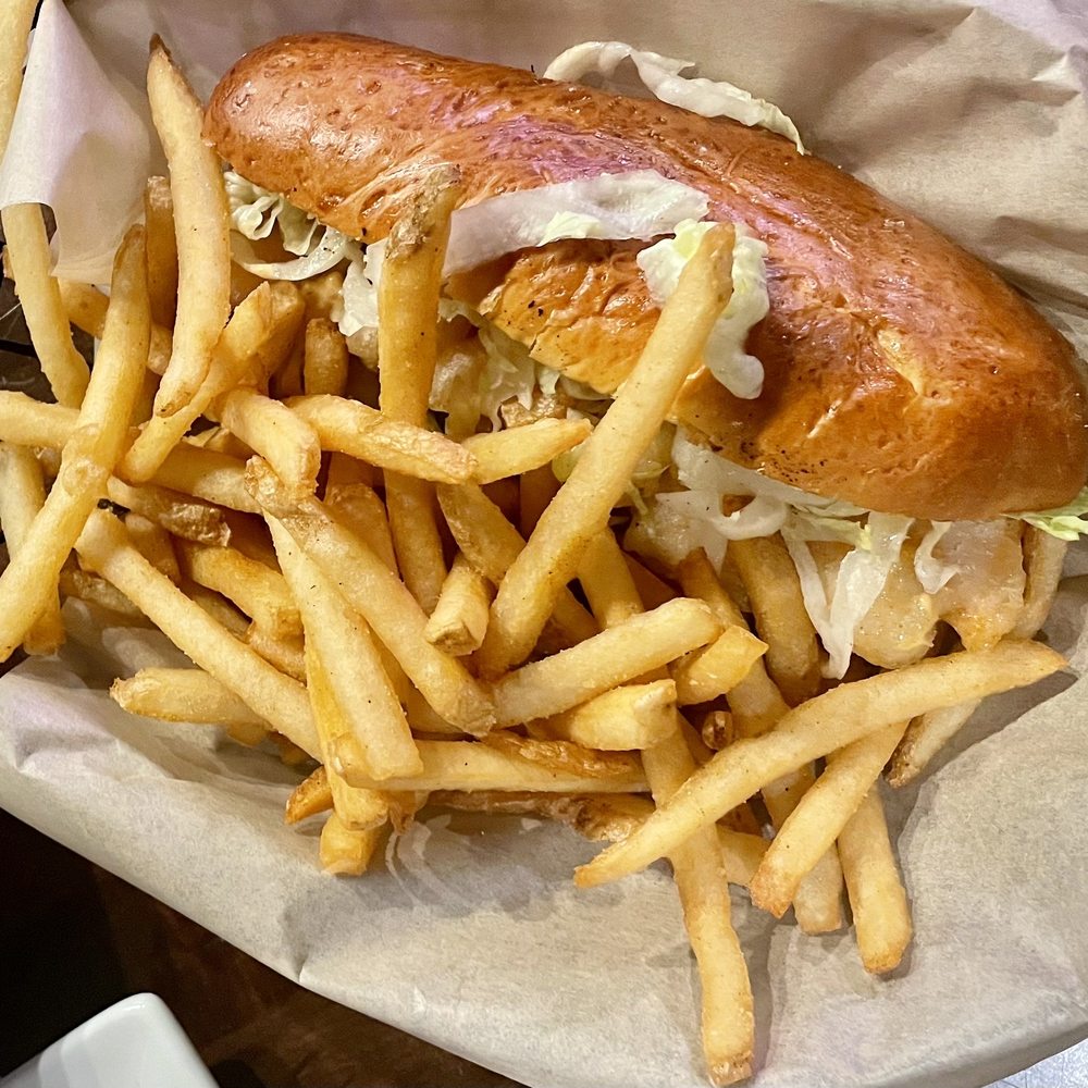 Ausiello’s Homeslice - Shrimp Po' boy. Fries are excellent. - Pizza Near Me - Santa Rosa, California Ausiello’s Homeslice - Shrimp Po' boy. Fries are excellent. - Pizza Near Me - Santa Rosa, California