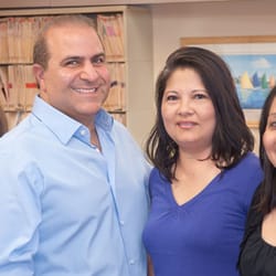Dr. Roger Eshaghian & his staff at Beverly Hills Dental Center