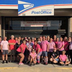 US Post Office - Punta Gorda Post Office celebrates Breast Cancer Awareness Month. This office sells the most Breast Cancer stamps in ten nation!