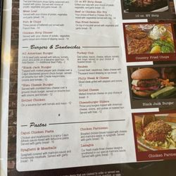 American Bar and Grill - Menu