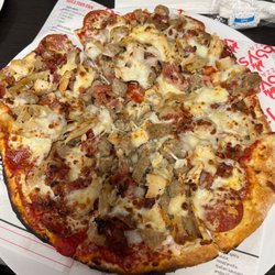 11 topping pizza