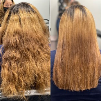 Bliss Studio - My before and after!! - Hair Stylists Near Me - Frederick, Maryland